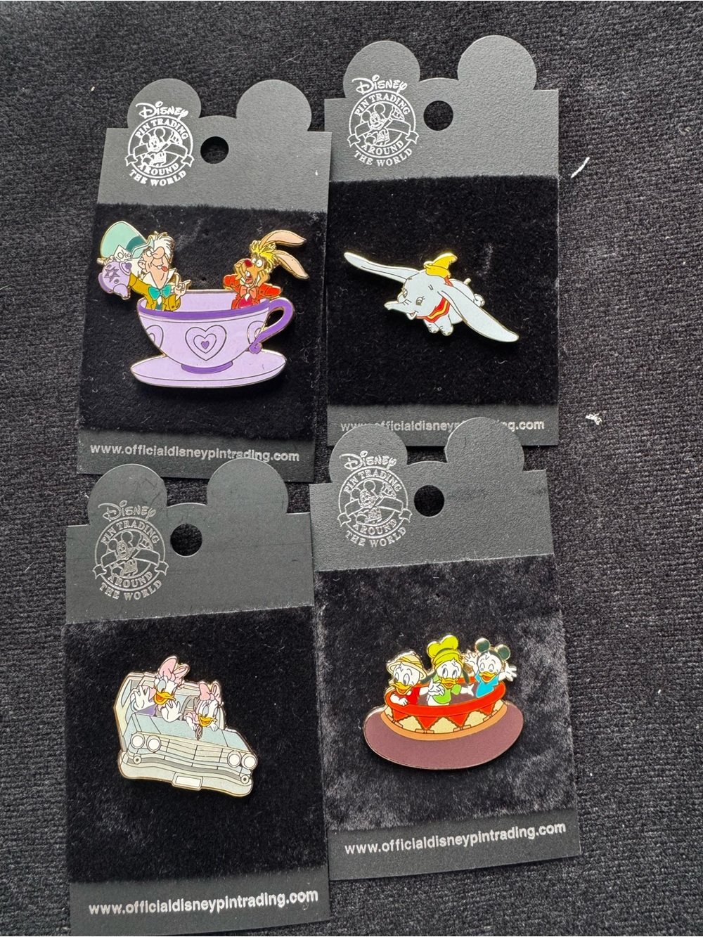 Disney Four Parks One World Collection Trading Pins